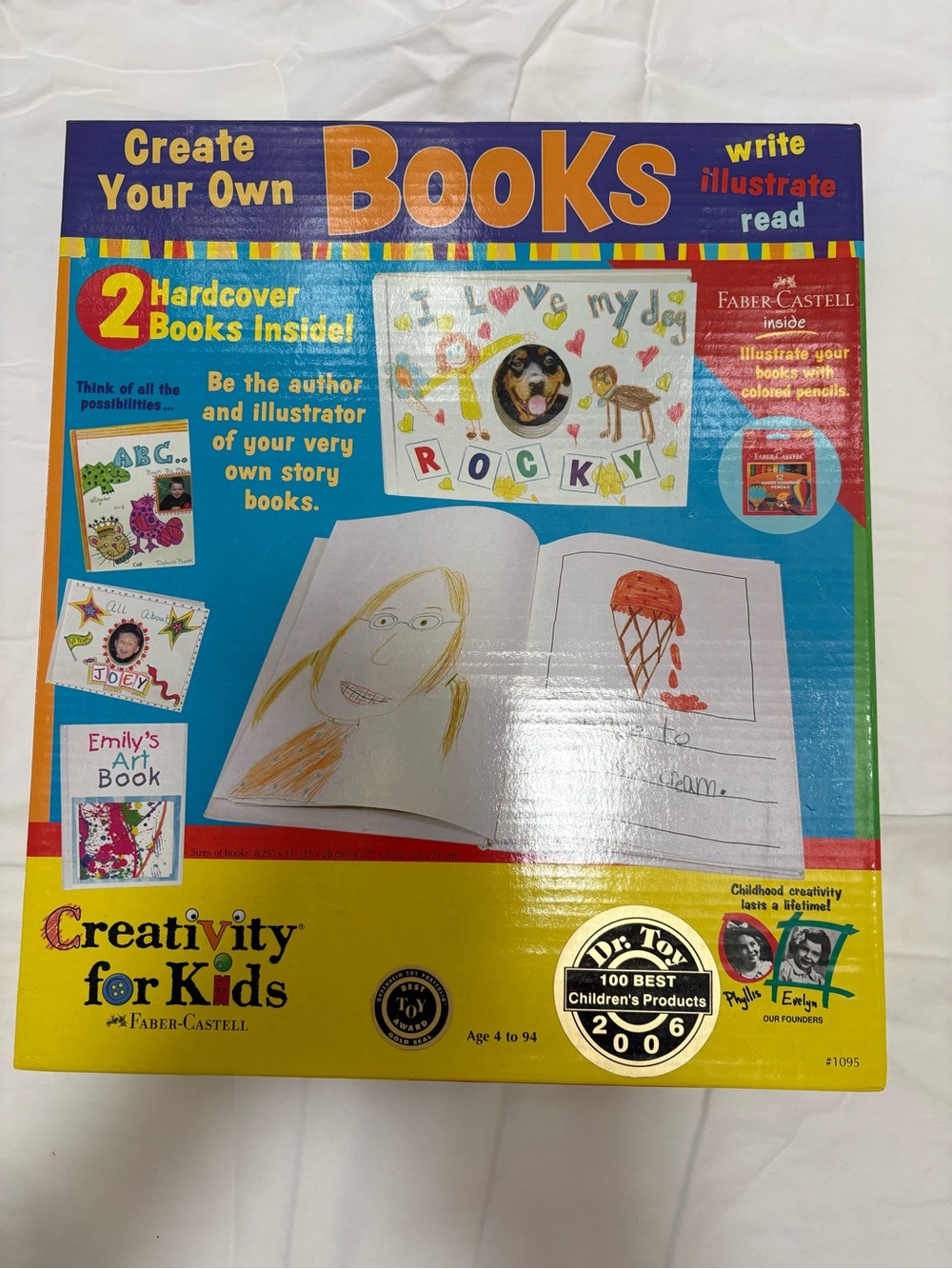 Creativity for Kids Create Your Own Books – Blue & Yellow Hardcover Set